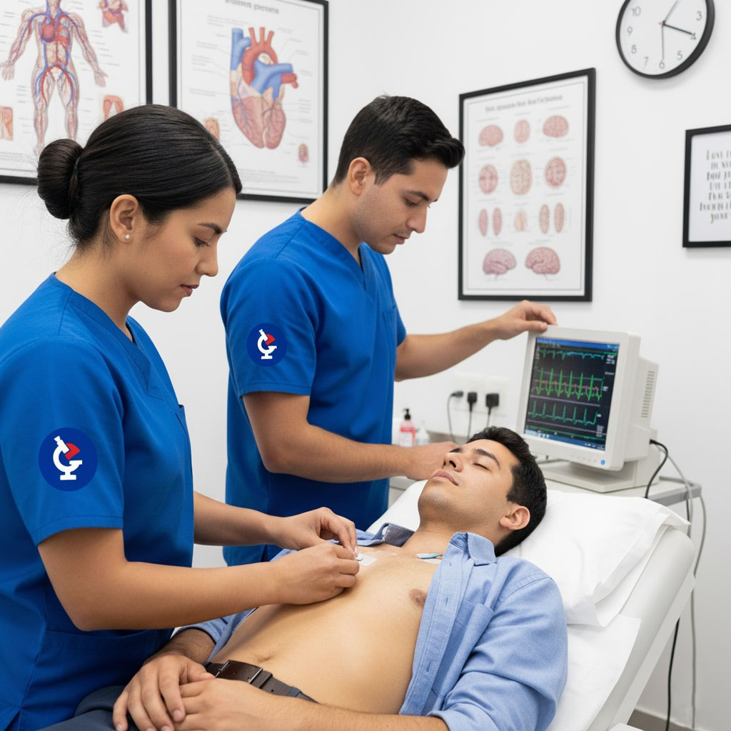 Imagen de estudios de cardiologia